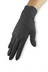4767-2 Rękawiczki nitrylowe - czarne, rozmiar M