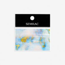 AKSE0023 07 Semilac Nail transfer foil Blue Marble