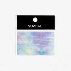 AKSE0025 09 Semilac Nail transfer foil Pink & Blue Marble