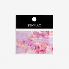 AKSE0028 12 Semilac Nail transfer foil Rose Gold Marble