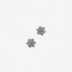 AK1210 779 Nail decoration Semilac Silver Snowflakes 2pcs