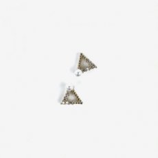 AK1215 784 Nail decoration Semilac Gold Triangles 2pcs