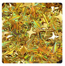 ARI-017 Star holo confetti - Gold