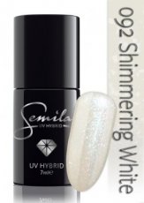 SH092 092 UV Hybrid Semilac Shimmering White 7ml