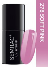 SH278 278 Lakier hybrydowy UV Hybrid Semilac PasTells Soft Pink 7ml
