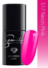 517 UV Hybrid Semilac SemiBeats by Margaret Neon Pink 7ml